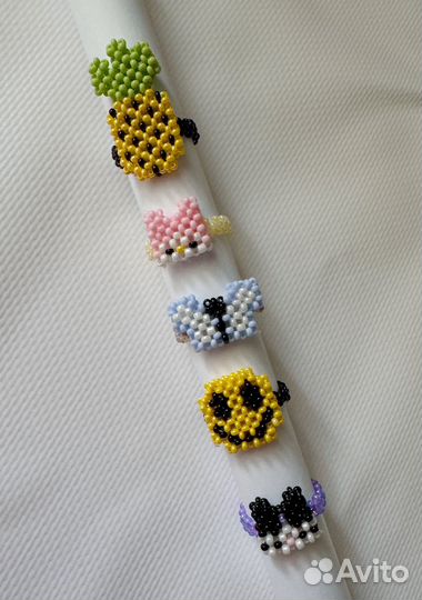 Колечки из бисера