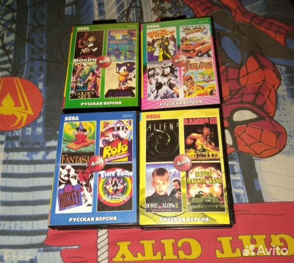 Картриджи на sega