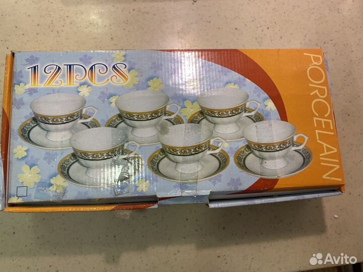 Кофейный сервиз 12 предметов
