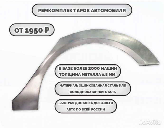 Ремонтные арки на автомобиль