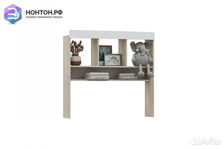 Надстройка Мартина белый / дуб сонома