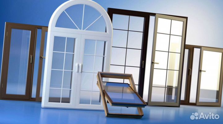 Пластиковые двери под ключ