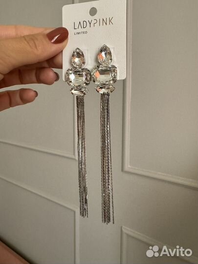 Серги вечерние