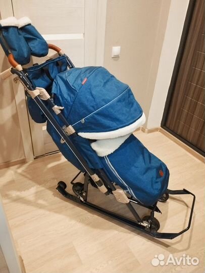 Санки коляска Ника 4