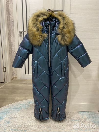 Детский зимний комбинезон на девочку