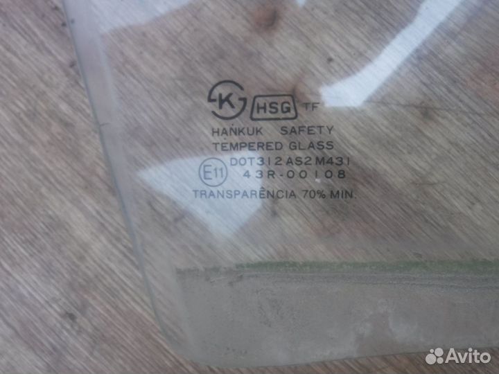 Стекло двери передней правой Daewoo Nexia 2003