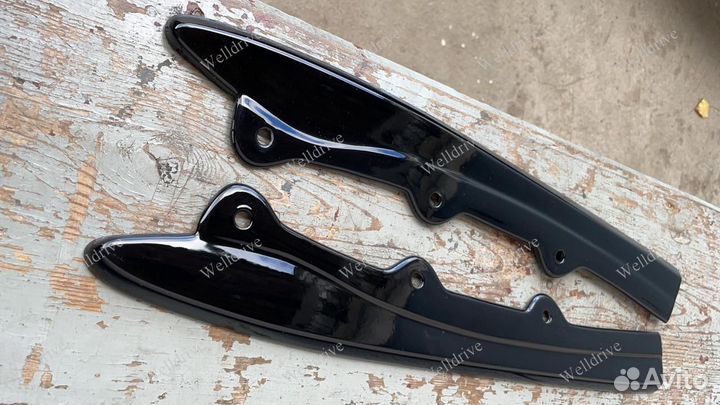 Лезвия задние BMW 3 F30 глянцевые