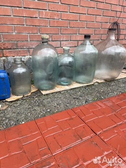 Бутыль стеклянная 20 литров