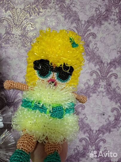 Мочалка ручной работы