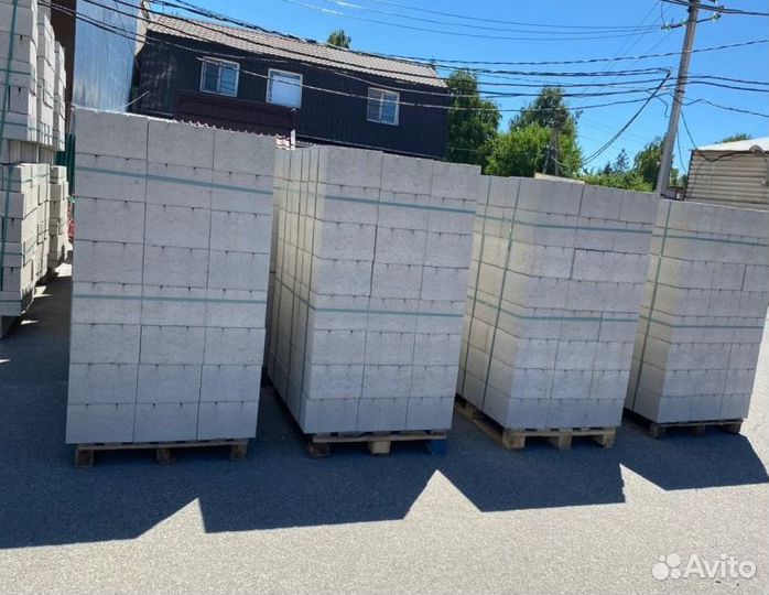 Пеплоблок М35 390х190х190