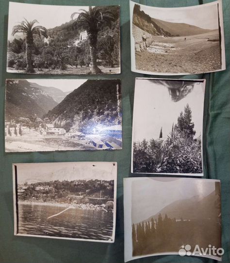 Карточка почтовая фото открытка Батум Крым Гагры