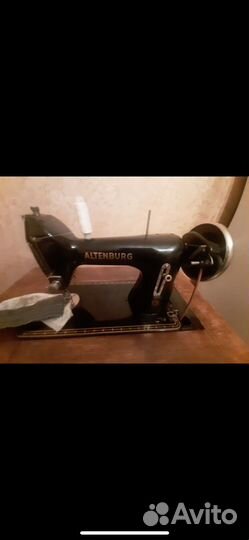 Швейная машина altenburg, ножная