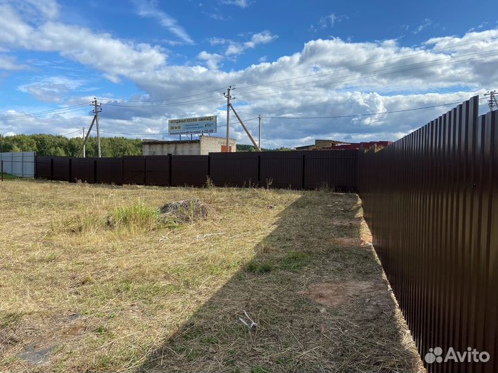 Забор из профлиста