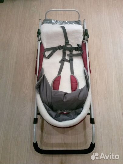 Санки коляска ABC academy Радуга