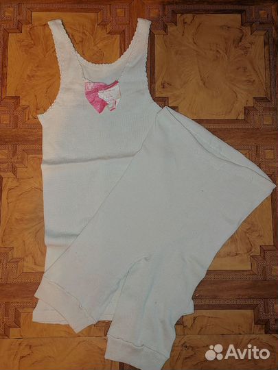 Комплект трусы и майка женское.Х/б.новый.46-48