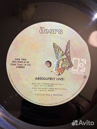 The Doors Absolutely Live Lp US