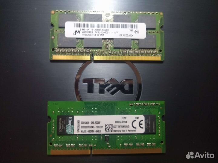 Оперативная память ddr3 для ноутбука 4+4 gb