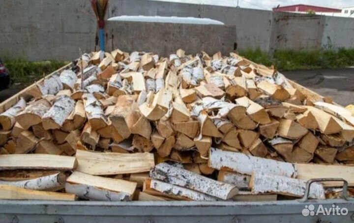 Дрова березовые колотые сухие