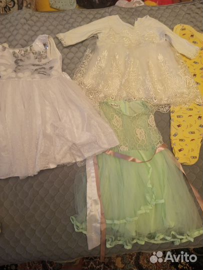 Детская одежда для девочек пакетом с рождения
