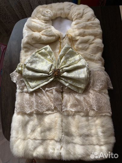 Конверт на выписку зимний для девочки