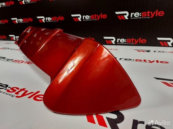 Спойлер Наверх Nissan Note 12 Красный