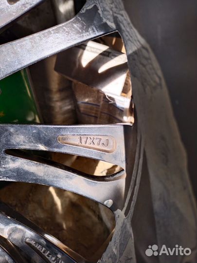 Литые диски leonis r17 5x114 3 с резиной бу