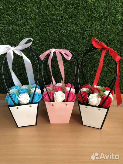 Букет. Мыльные цветы