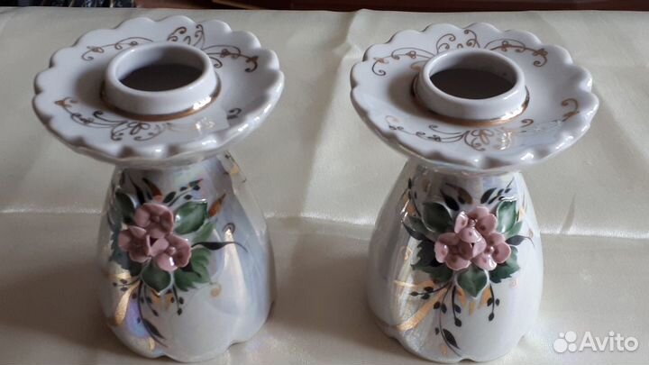 Подсвечники,свечи к празднику