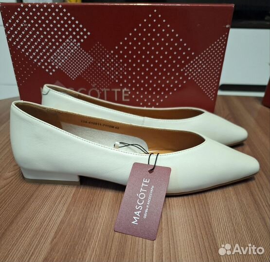 Балетки натуральная кожа Mascotte р. 39,40
