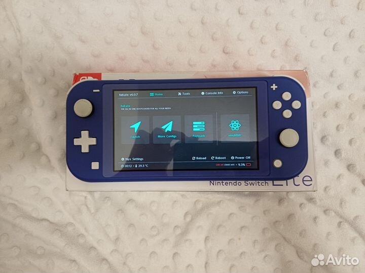 Nintendo switch lite Прошитая + 128gb