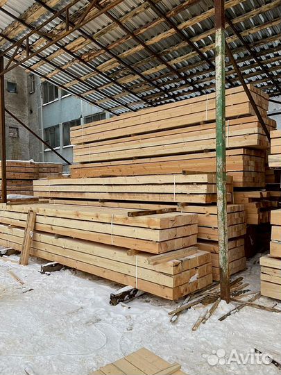 Доска обрезная 40х100х6000мм 1 сорт ГОСТ