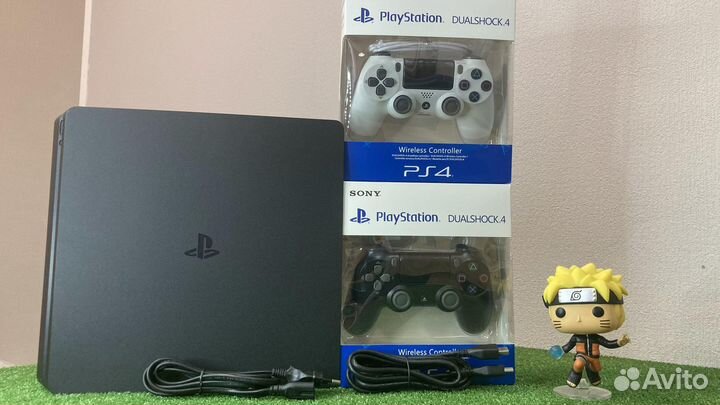 Sony playstation 4, 2 геймпада + игры