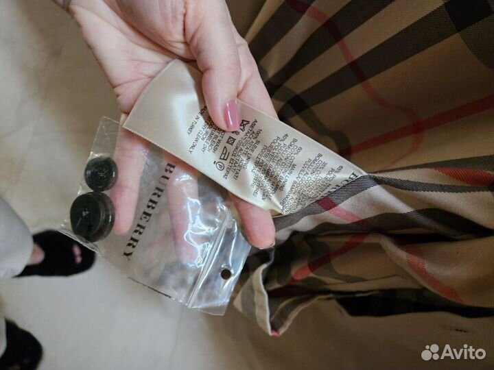 Burberry плащ мужской