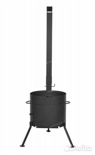Печь под казан с трубой 480 мм. под казан 22-30 л