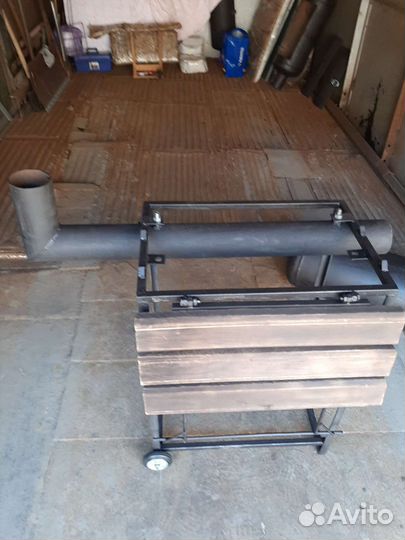 Гриль мангал коптильня печь под казан