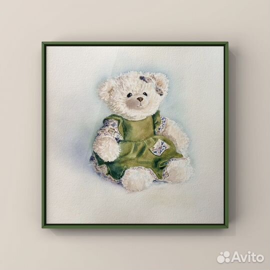 Акварель в детскую, декор