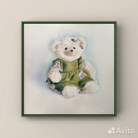 Акварель в детскую, декор