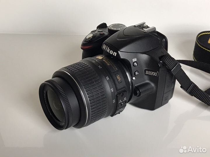 Nikon d3200 kit 18-55mm, 24мп, Full HD