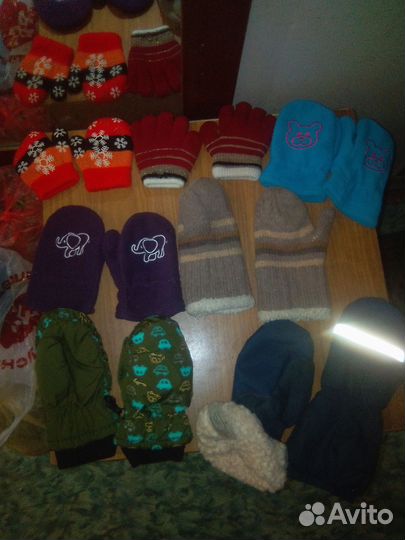 Варежки краги перчатки детские