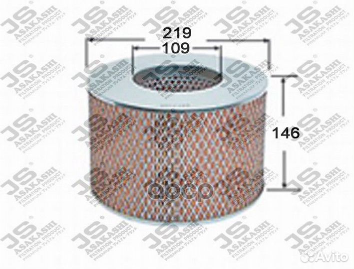 Фильтр воздушный A190J JS Asakashi