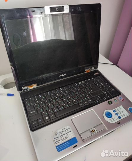 Ноутбук asus pro57s на запчасти