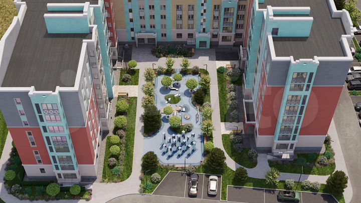 2-к. квартира, 69 м², 3/6 эт.