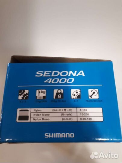 Катушка shimano sedona 4000