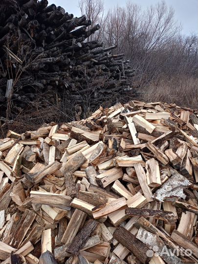 Дрова колотые сухие
