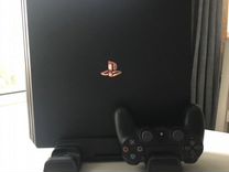 Sony playstation 4 pro 1tb + много игр + подставка