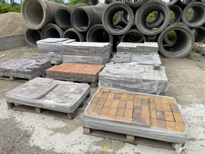 Тротуарная плитка однотон