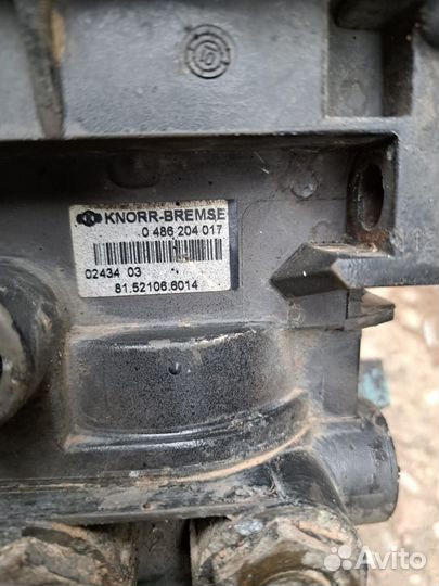 Кран модулятор ебс задний на ман тга