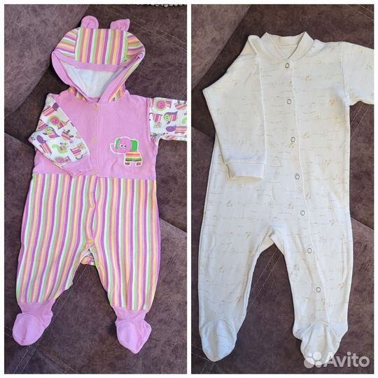 Детские вещи пакетом 68-74-80