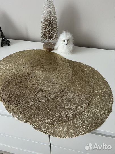 Салфетки на стол круглые