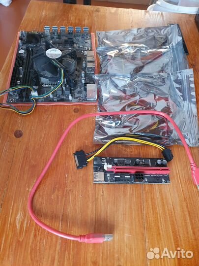 Материнская плата для майнинга на 12 карт